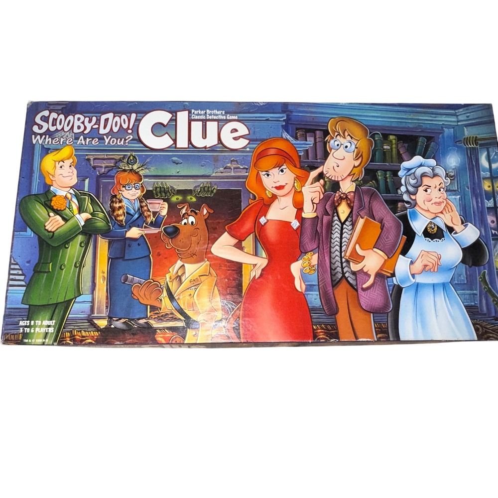 Scooby-Doo Clue Where Are You Board Game 2002 USAopoly COMPLETE Vintage